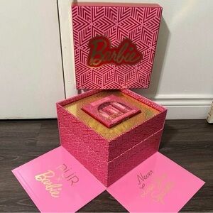 Barbie Pink and Gold make up set